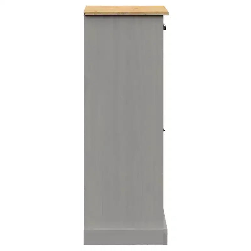 vidaXL Shoe Cabinet Shoe Storage Organizer with Doors VIGO Solid Wood Pine