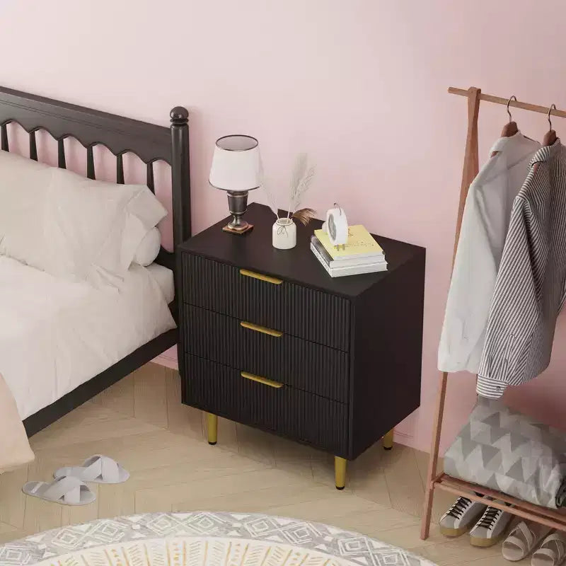 6/5/3 Drawer Dresser for Bedroom, Wood Chest of Drawers, Fluted Dresser