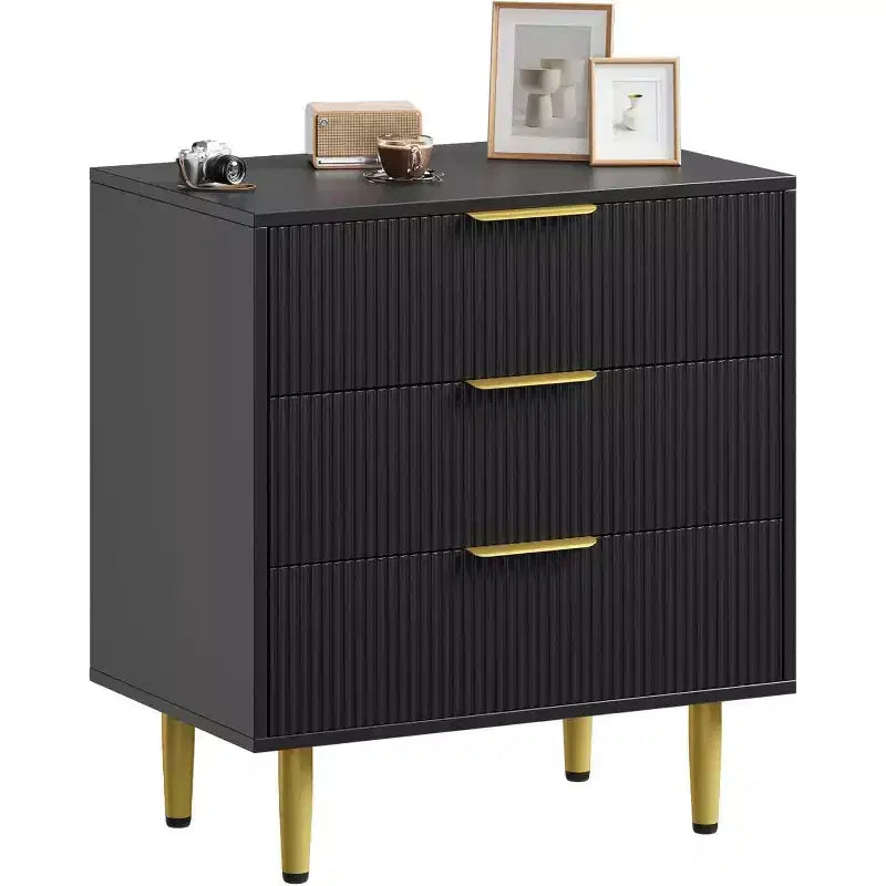 6/5/3 Drawer Dresser for Bedroom, Wood Chest of Drawers, Fluted Dresser