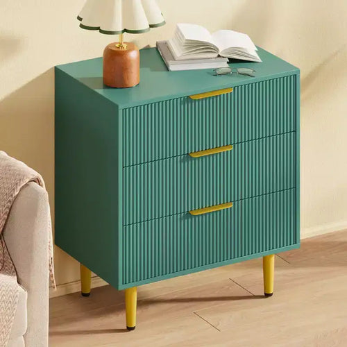 6/5/3 Drawer Dresser for Bedroom, Wood Chest of Drawers, Fluted Dresser