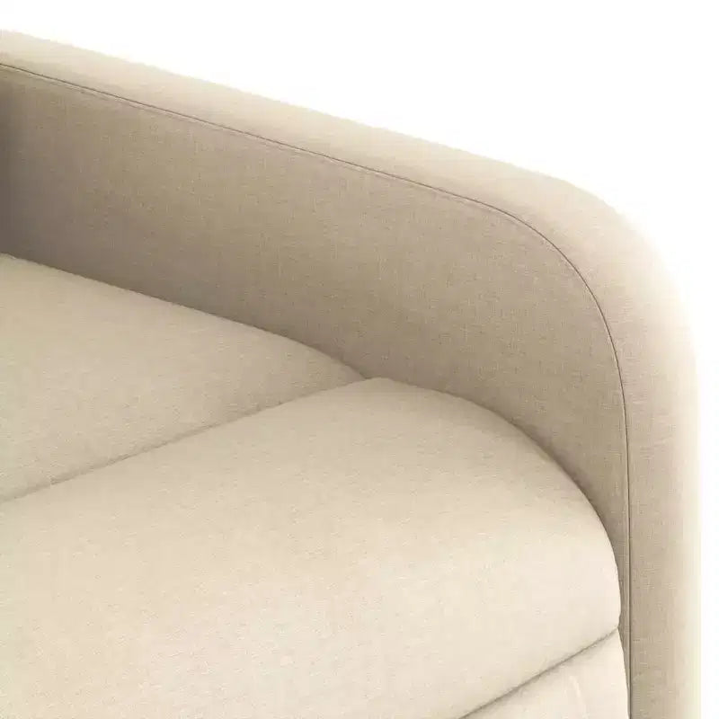 vidaXL Massage Recliner Chair Black Fabric