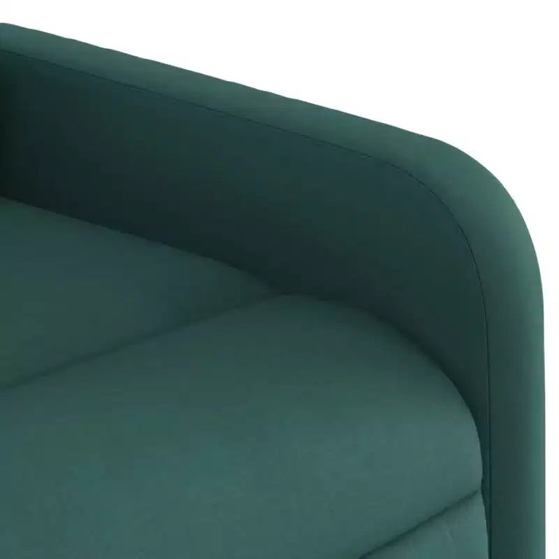 vidaXL Massage Recliner Chair Black Fabric