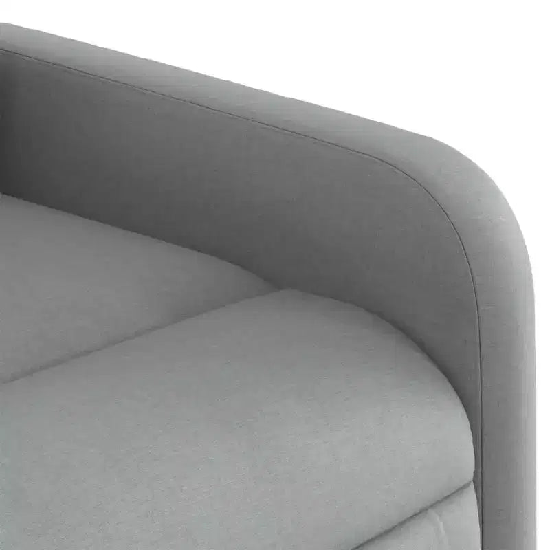 vidaXL Massage Recliner Chair Black Fabric