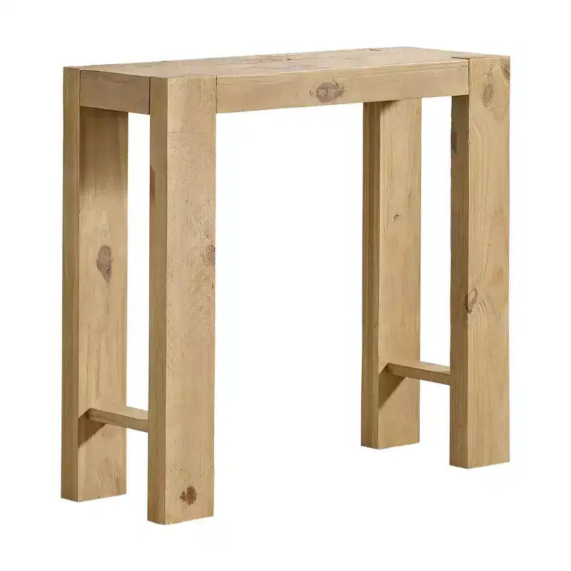 Alaterre Furniture Classic Solid Wood Console Table - 36 Inch Modern Farmhouse Small Entryway Table