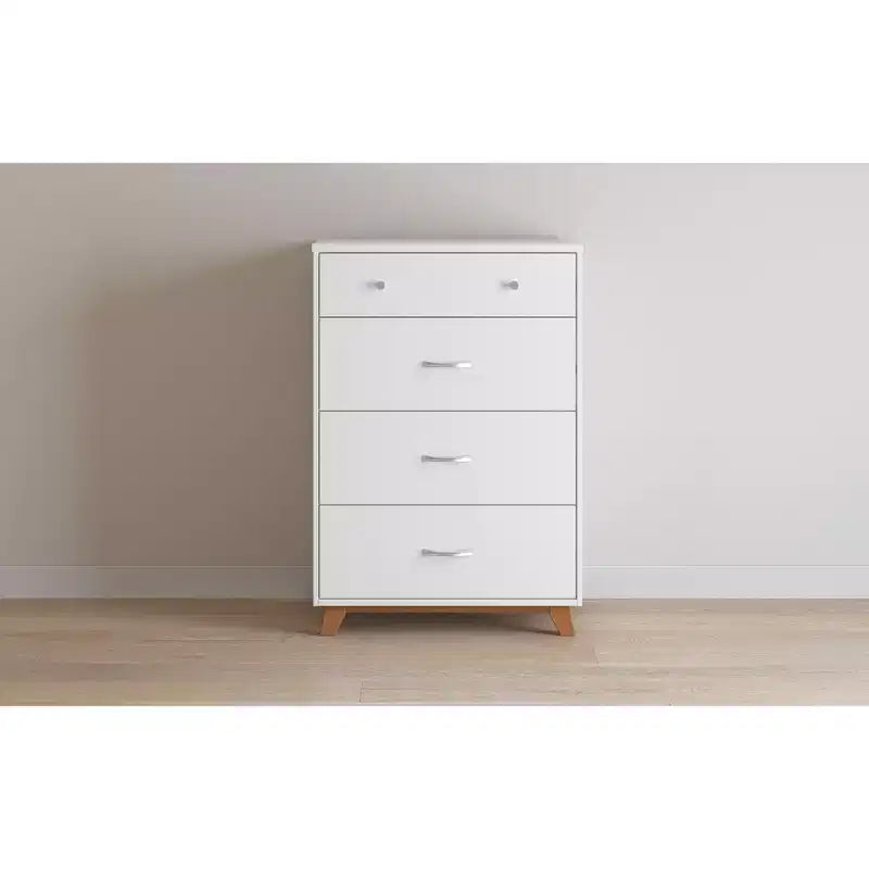 Child Craft SOHO 4 Drawer Chest for Nursery or Bedroom, Plenty of Storage, Anti-Tip Kit Included to Prevent Tipping, Non-Toxic, Baby Safe Finish