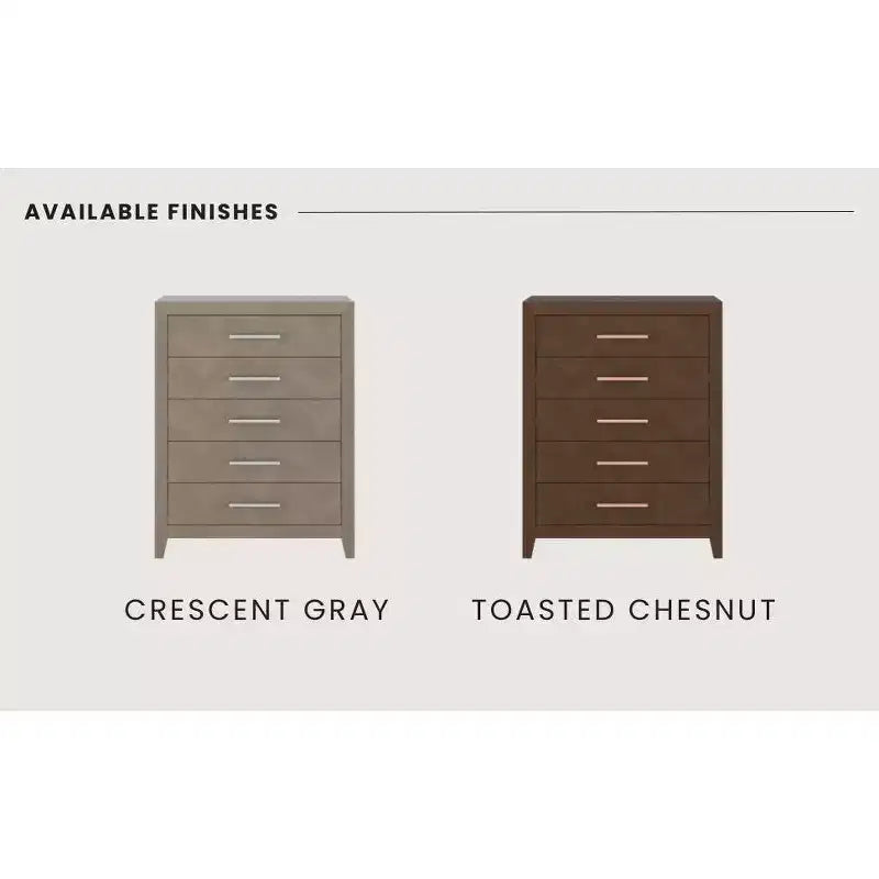 Child Craft Kieran 5 Drawer Chest for Nursery or Bedroom, Plenty of Storage, Anti-Tip Kit Included to Prevent Tipping, Non-Toxic, Baby Safe Finish