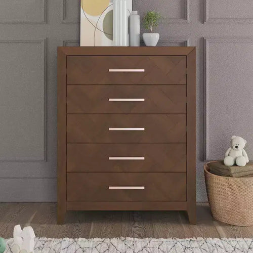 Child Craft Kieran 5 Drawer Chest for Nursery or Bedroom, Plenty of Storage, Anti-Tip Kit Included to Prevent Tipping, Non-Toxic, Baby Safe Finish