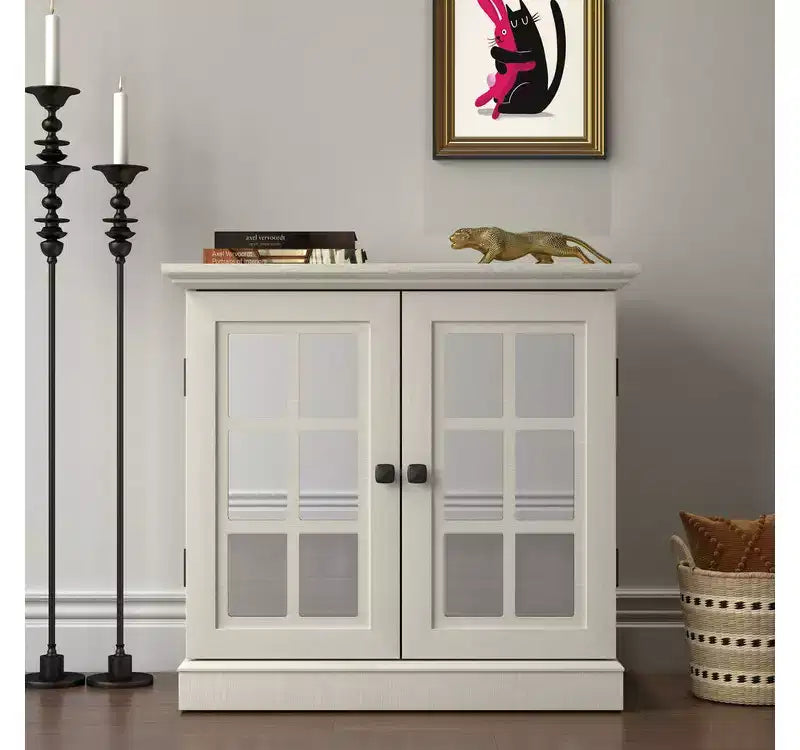 GDFStudio Rin 30.75'' Modern Sideboard Buffet Cabinet with Adjustable Shelf