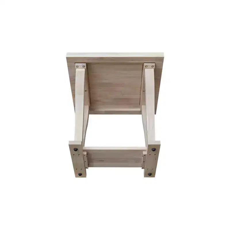 Lacasa Solid Wood End Table Unfinished - International Concepts