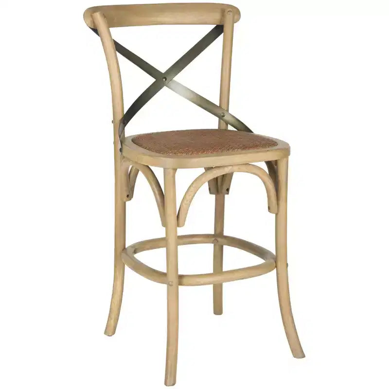 Eleanore X Back Counter Stool - AMH9505 - Safavieh