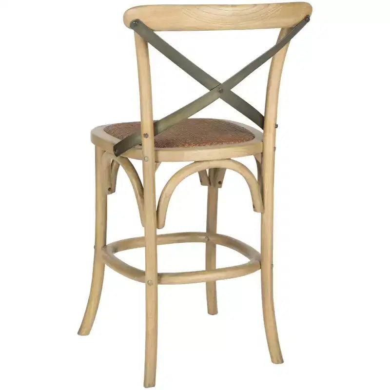 Eleanore X Back Counter Stool - AMH9505 - Safavieh