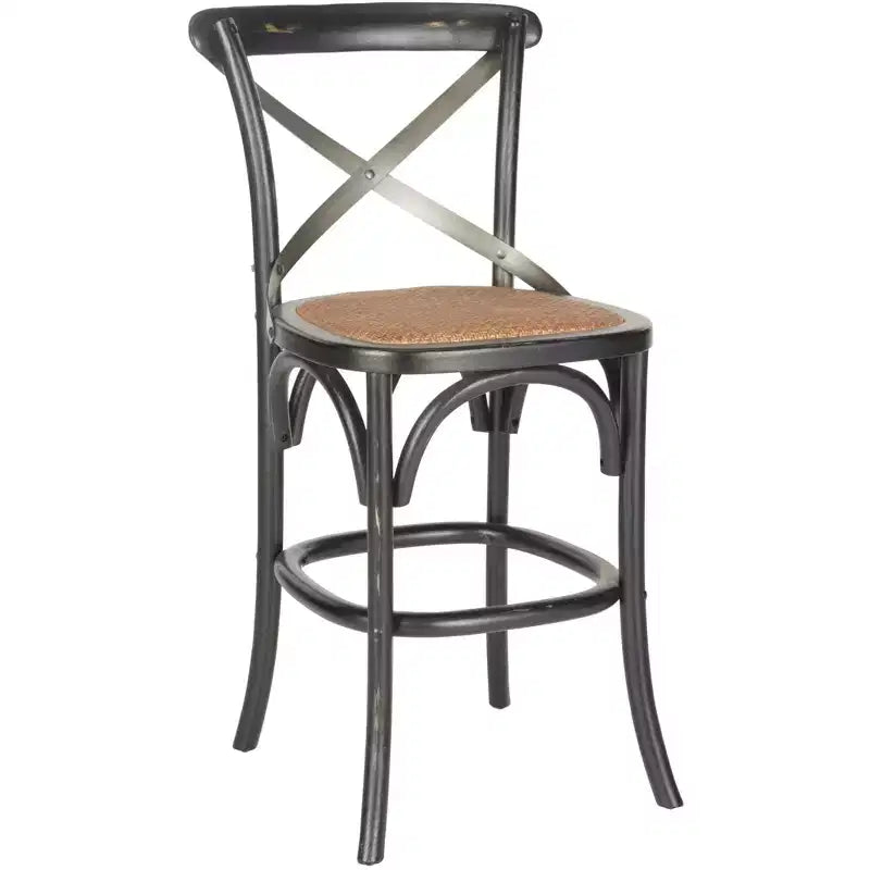 Eleanore X Back Counter Stool - AMH9505 - Safavieh