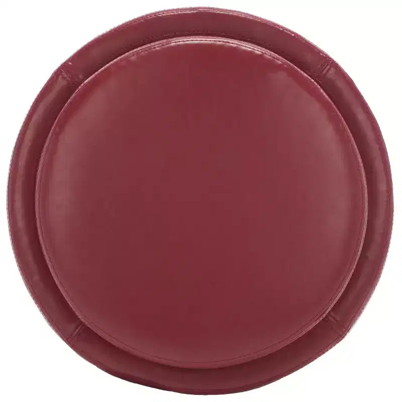 Round Flip Top Storage Ottoman - HUD4045 - Safavieh Couture