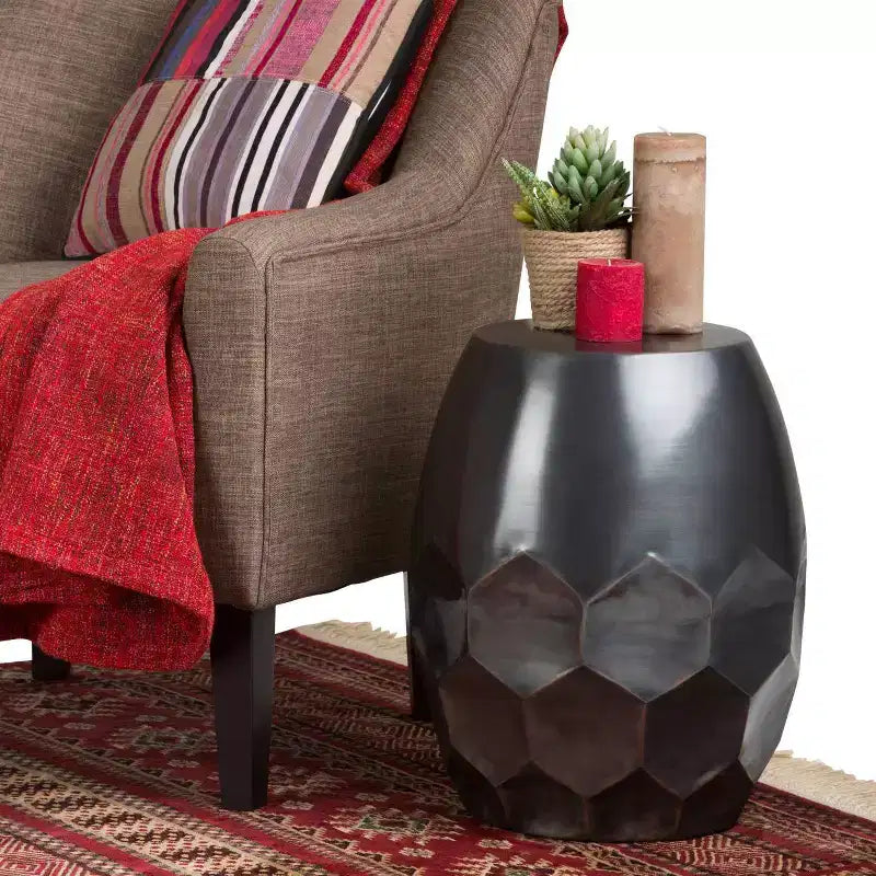 Cristy Metal Accent Table - WyndenHall